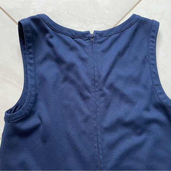 ModCloth Flower Dress Sz S Blue - Picture 5 of 6